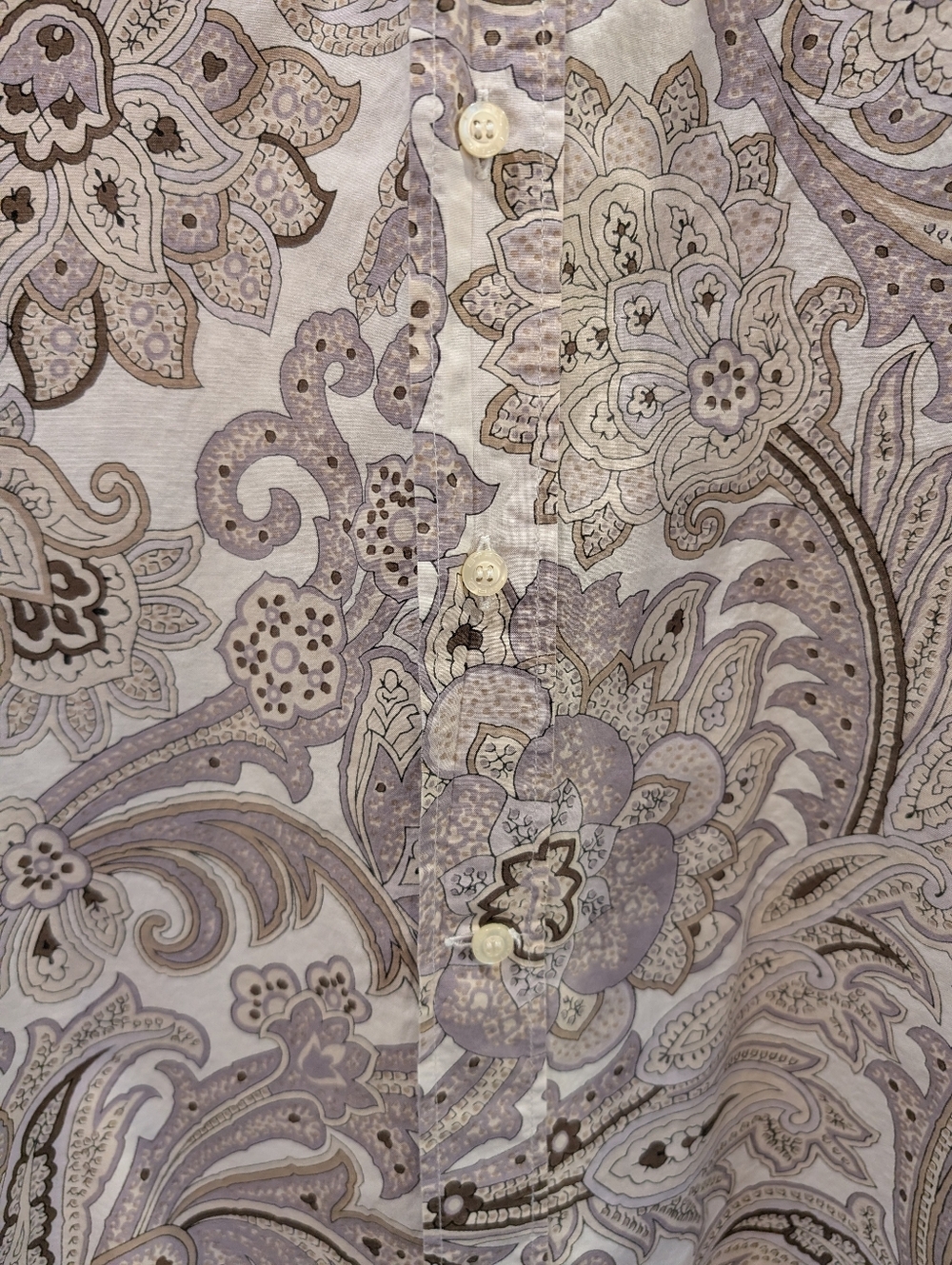 Etro Milano Men's Paisley Shirt,38 - Picture 3 of 8